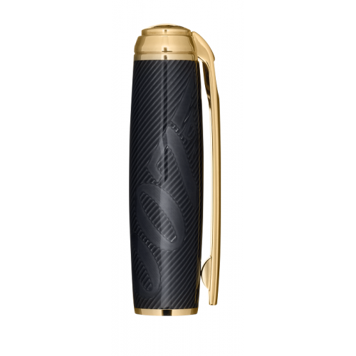 ST Dupont Limited Edition - James Bond 007 - Black & Yellow Gold Roller Pen